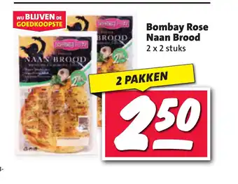 Nettorama Bombay Rose Naan Brood aanbieding