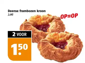 Poiesz Deense frambozen kroon aanbieding