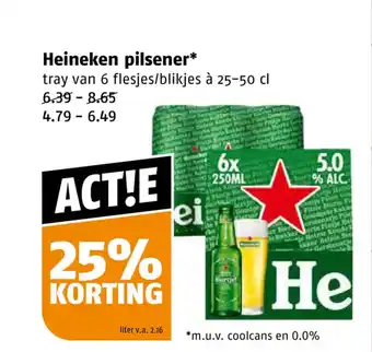 Poiesz Heineken pilsener aanbieding