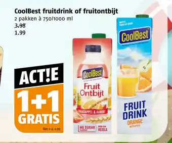 Poiesz CoolBest fruitdrink of fruitontbijt aanbieding