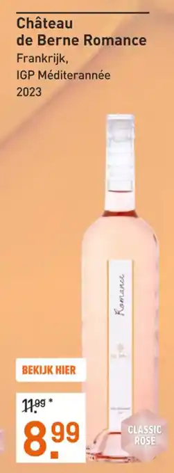 Gall & Gall Château de Berne Romance aanbieding