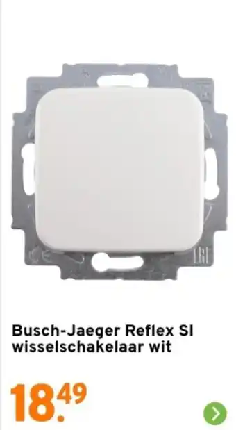 GAMMA Busch-Jaeger Reflex SI wisselschakelaar wit aanbieding