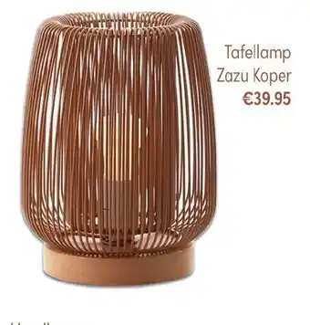 Baby & Tiener Tafellamp Zazu Koper aanbieding