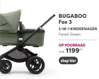 Baby & Tiener Bugaboo Fox 3 2-in-1 kinderwagen aanbieding