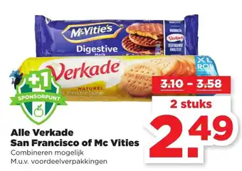 PLUS Verkade San Francisco of McVitie's 2st aanbieding