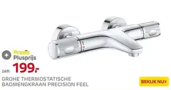 Praxis GROHE THERMOSTATISCHE BADMENGKRAAN PRECISION FEEL aanbieding