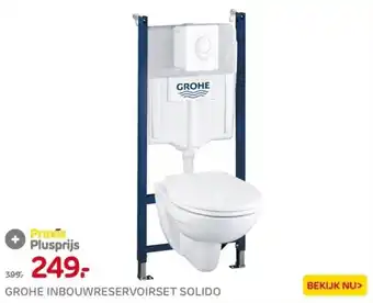 Praxis GROHE INBOUWRESERVOIRSET SOLIDO aanbieding