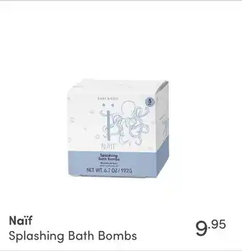 Baby & Tiener Naif Splashing Bath Bombs aanbieding