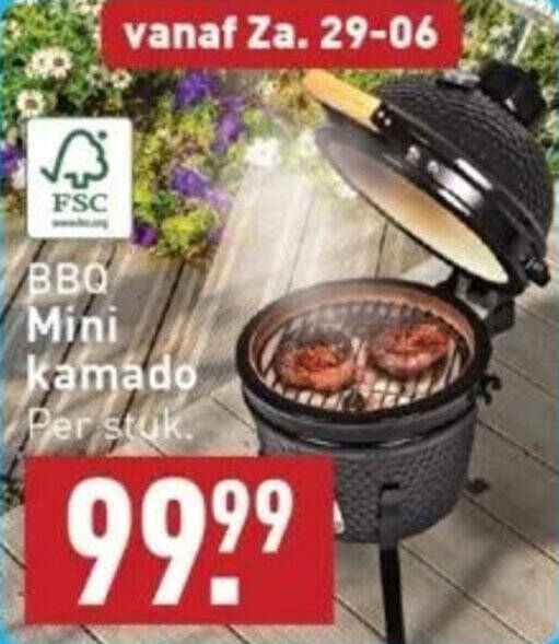 BBQ Mini kamado aanbieding bij ALDI