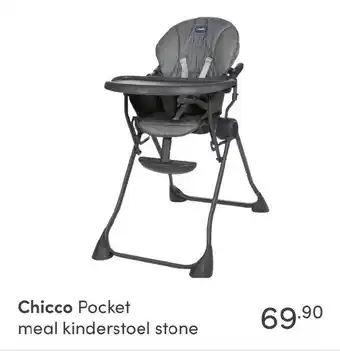 Baby & Tiener Chicco Pocket meal kinderstoel stone aanbieding