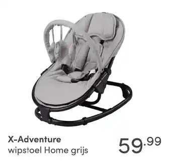 Baby & Tiener X-Adventure wipstoel Home grijs aanbieding