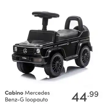 Baby & Tiener Cabino Mercedes Benz-G loopauto aanbieding