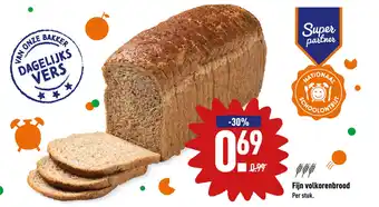 ALDI Fijn volkorenbrood aanbieding