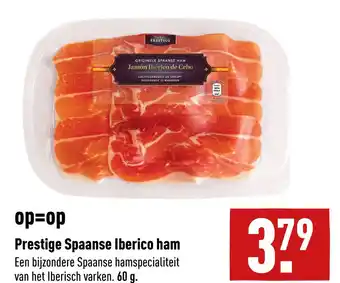 ALDI Prestige Spaanse Iberico ham aanbieding