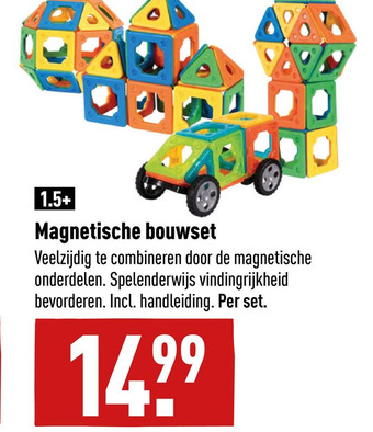 ALDI Magnetische bouwset aanbieding