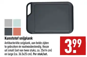 ALDI Kunststof snijplank aanbieding