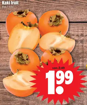 Dirk Kaki fruit aanbieding