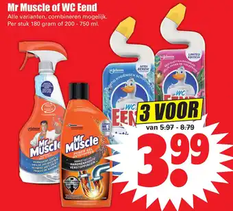 Dirk Mr Muscle of WC Eend aanbieding