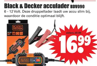 Dirk Black & Decker acculader BDVO90 aanbieding