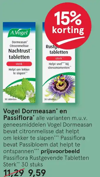 Etos Vogel Dormeasan en Passiflora aanbieding