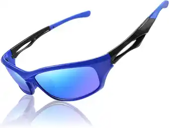 Amazon Joopin Gepolariseerde Zonnebril Heren Dames Sportbril Wrap Around Sunglasses Ultralichte Zonnebrillen Rijden Hardlopen Vissen aanbieding