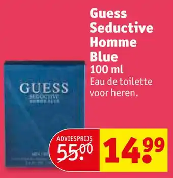 Kruidvat Guess Seductive Homme Blue 100 ml aanbieding