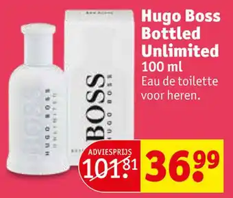 Kruidvat Hugo Boss Bottled Unlimited 100 ml aanbieding