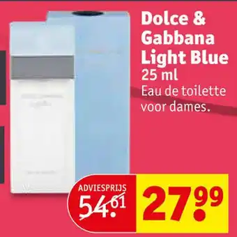 Kruidvat Dolce & Gabbana Light Blue 25 ml aanbieding