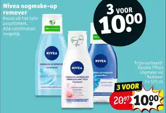 Kruidvat Nivea oogmake-up remover aanbieding