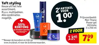 Kruidvat Taft styling aanbieding