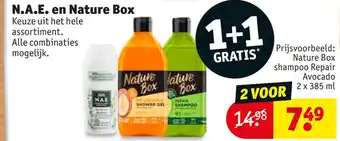 Kruidvat N.A.E. en Nature Box aanbieding