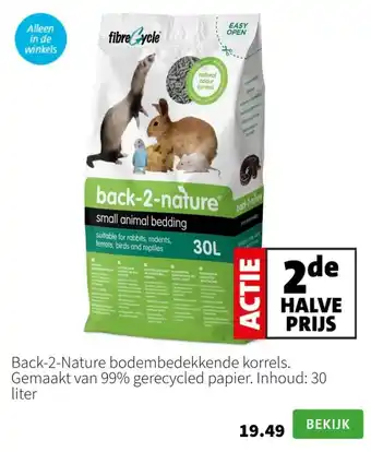 Intratuin Back-2-Nature bodembedekkende korrels 30 liter aanbieding