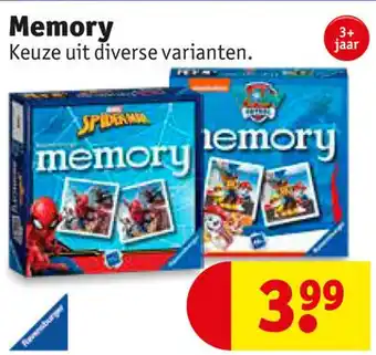 Kruidvat Memory aanbieding