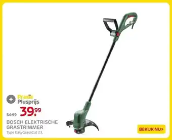 Praxis BOSCH ELEKTRISCHE GRASTRIMMER aanbieding