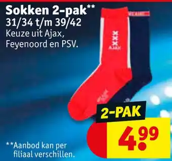 Kruidvat Sokken 2-pak aanbieding