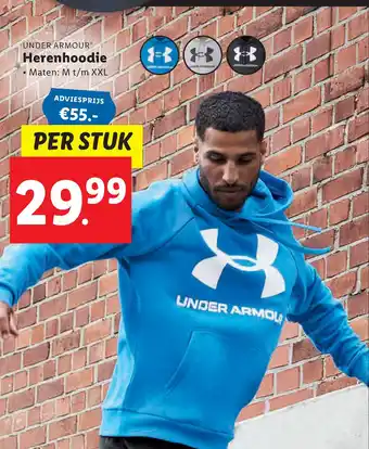 Lidl Under Armour Herenhoodie aanbieding