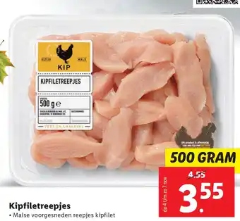 Lidl Kipfiletreepjes aanbieding
