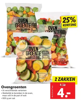 Lidl Ovengroenten aanbieding