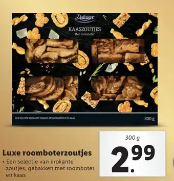 Lidl Luxe roomboterzoutjes aanbieding