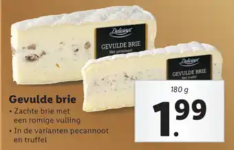 Lidl Gevulde brie aanbieding