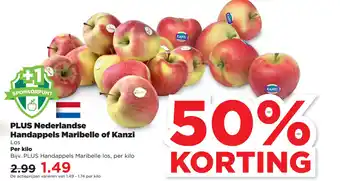 PLUS PLUS Nederlandse Handappels Maribelle of Kanzi aanbieding