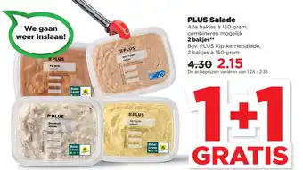 PLUS PLUS Salade aanbieding