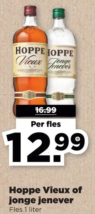 PLUS Hoppe Vieux of jonge jenever aanbieding