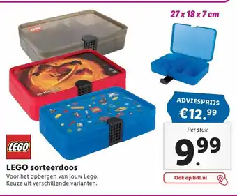 Lidl LEGO Sorteerdoos aanbieding