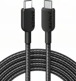 Amazon Anker USB C-kabel, 310 USB C naar USB C-kabel (360 cm), (60 W/3 A) USB C-oplaadkabel snel opladen voor Samsung Galaxy S22, iP aanbieding