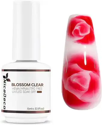 Amazon Nicedeco Blossom Gel Nagellak Soak Off UV LED Clear Nail Art 15ML aanbieding