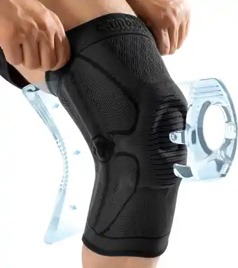 Amazon CAMBIVO Kniebrace, Orthopedische Sportkniebrace Met Laterale Stabilisatoren En Patellagelkussen, Voor Mannen En Vrouwen Met A aanbieding