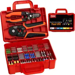 Amazon PEBA Krimptang met Set, 24 Soorten Adereindhulzen Ferrule Crimping Tool Kit - Zeskantige Ferrule Crimper [0,25-6mm²] Adereind aanbieding