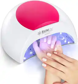 Amazon SUNUV Nageltrockner UV LED, Lampe für Nägel, 10s/30s/60s/90s Timer, Infrarot Sensor, LCD Display, Abnehmbare Basis, Perfekt f aanbieding