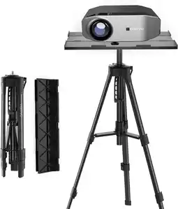 Amazon Vamvo Statief vloerstandaard, poten voor projector, draagbaar, opvouwbaar, voor projector, in hoogte verstelbaar van 42 cm to aanbieding